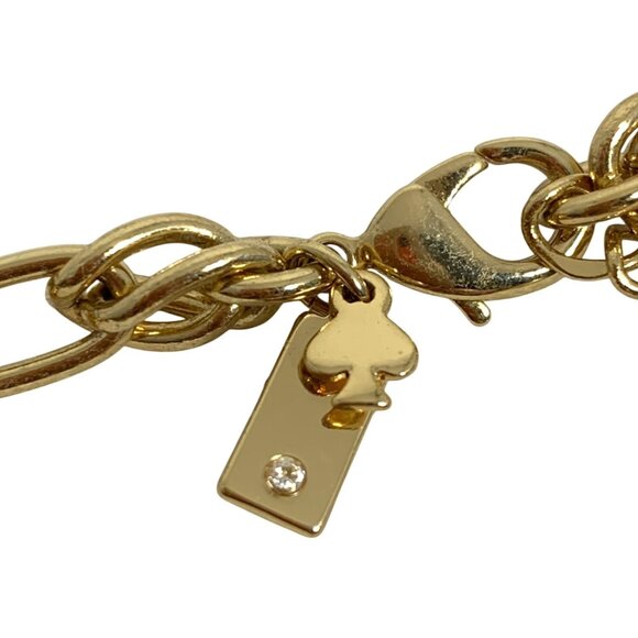 Kate Spade Jackpot Jewels Chunky Statement Collar Necklace Navy Blue + Dustbag - Picture 4 of 8